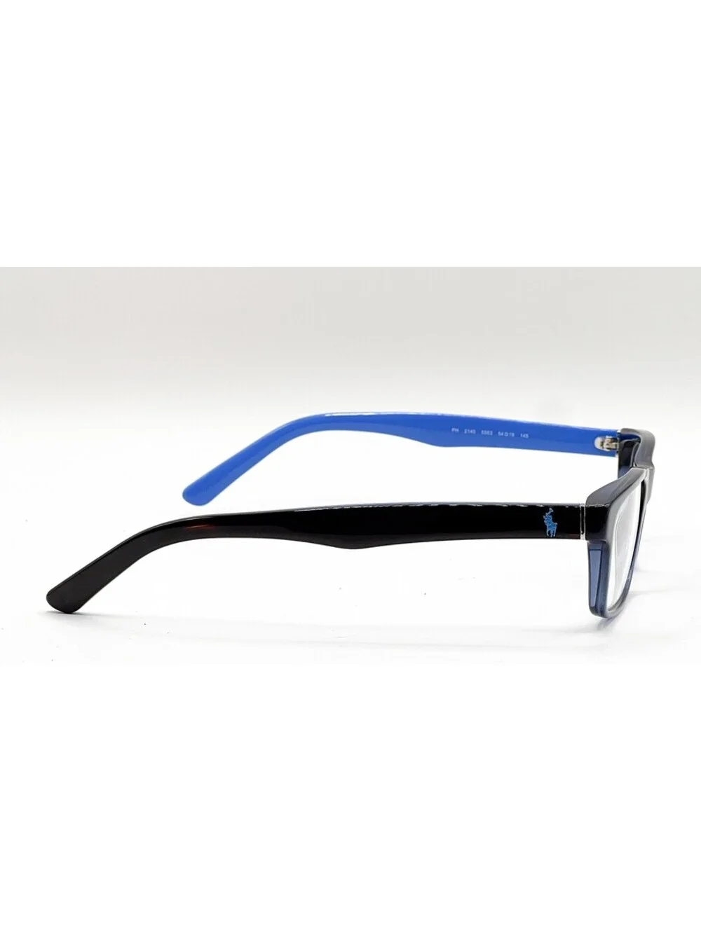Polo Ralph Lauren 2140 5563 Transparent Blue Authentic Eyeglass Frames 54-18